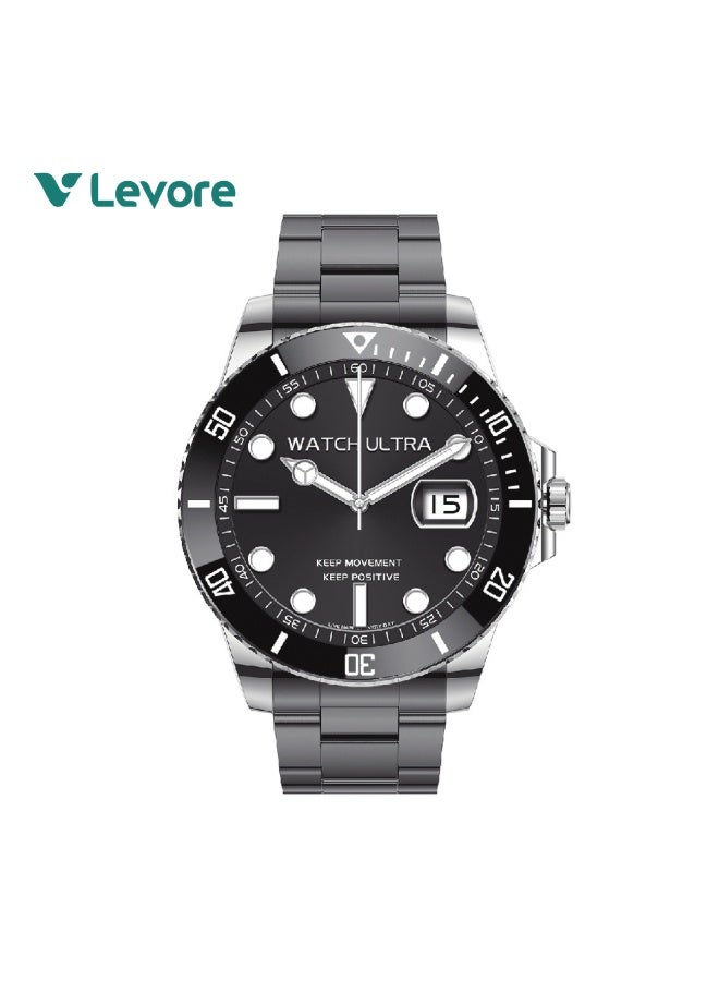 ليفور ساعة ليفور الذكية شاشة أموليد 1.43 بوصة LWS525-Black - Image 2